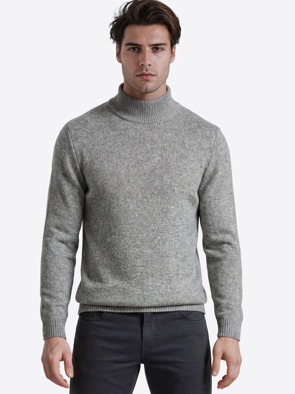 Pierre Cardin Pullover Herren grau meliert, L