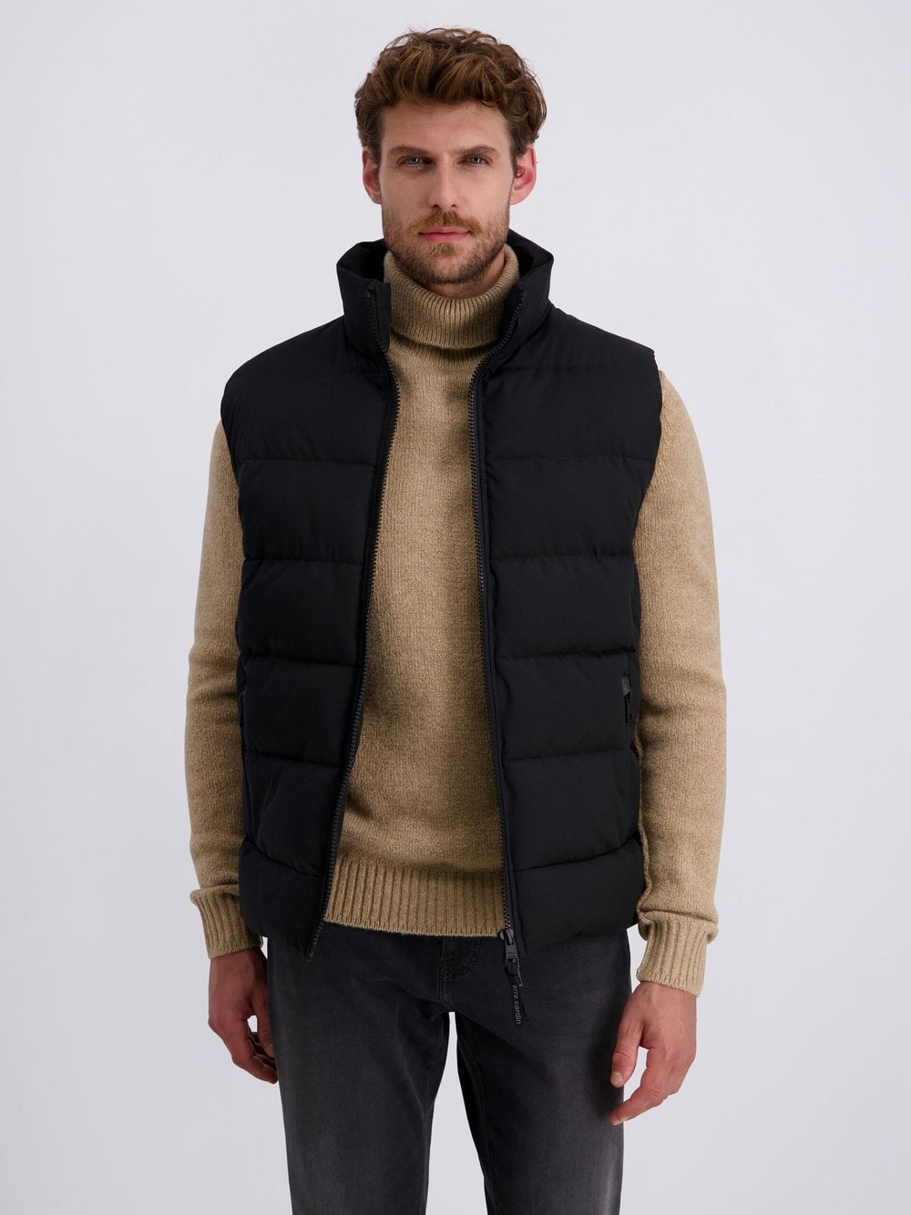 Pierre Cardin Weste Herren schwarz, 56