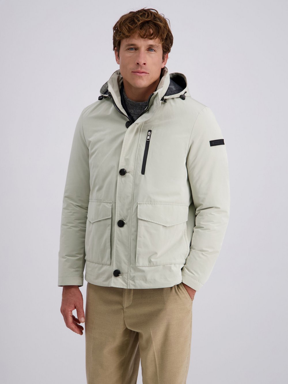 Pierre Cardin Jacke Herren beige, 52