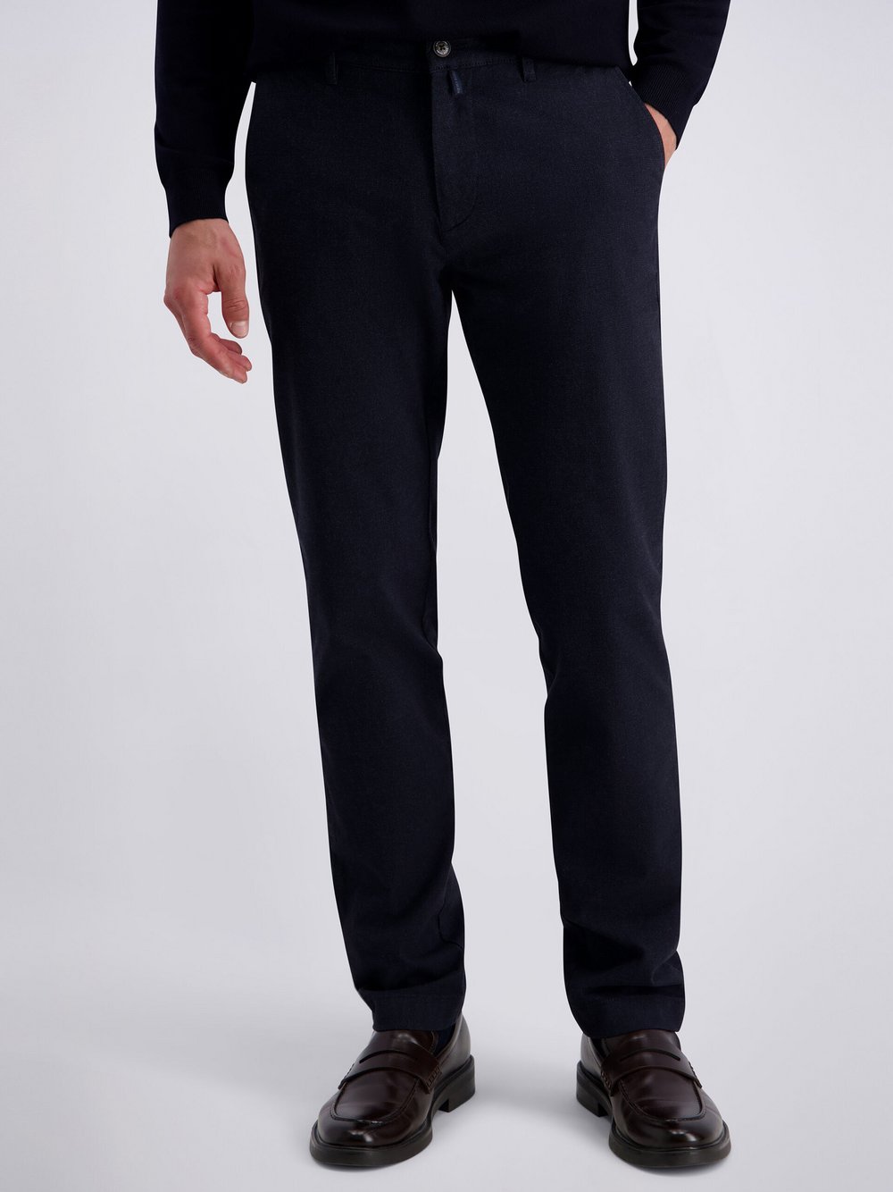 Pierre Cardin Chino Calais Herren Viskose blau, 34-32