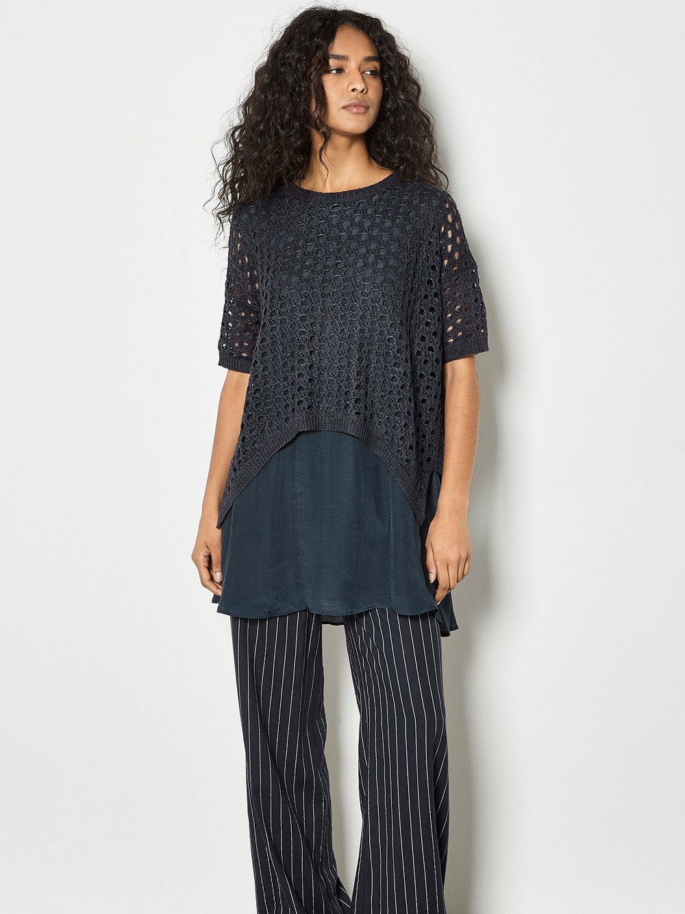 Thumbnail - Apricot Shirt Damen blau, 40