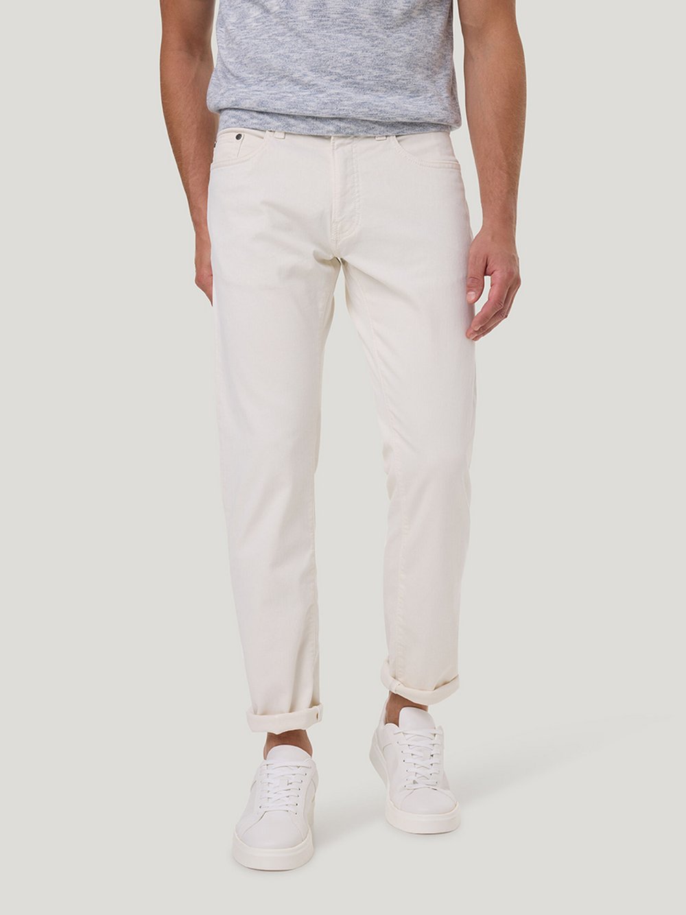 Pierre Cardin Jeans Lyon Herren Baumwolle weiß, 32-34