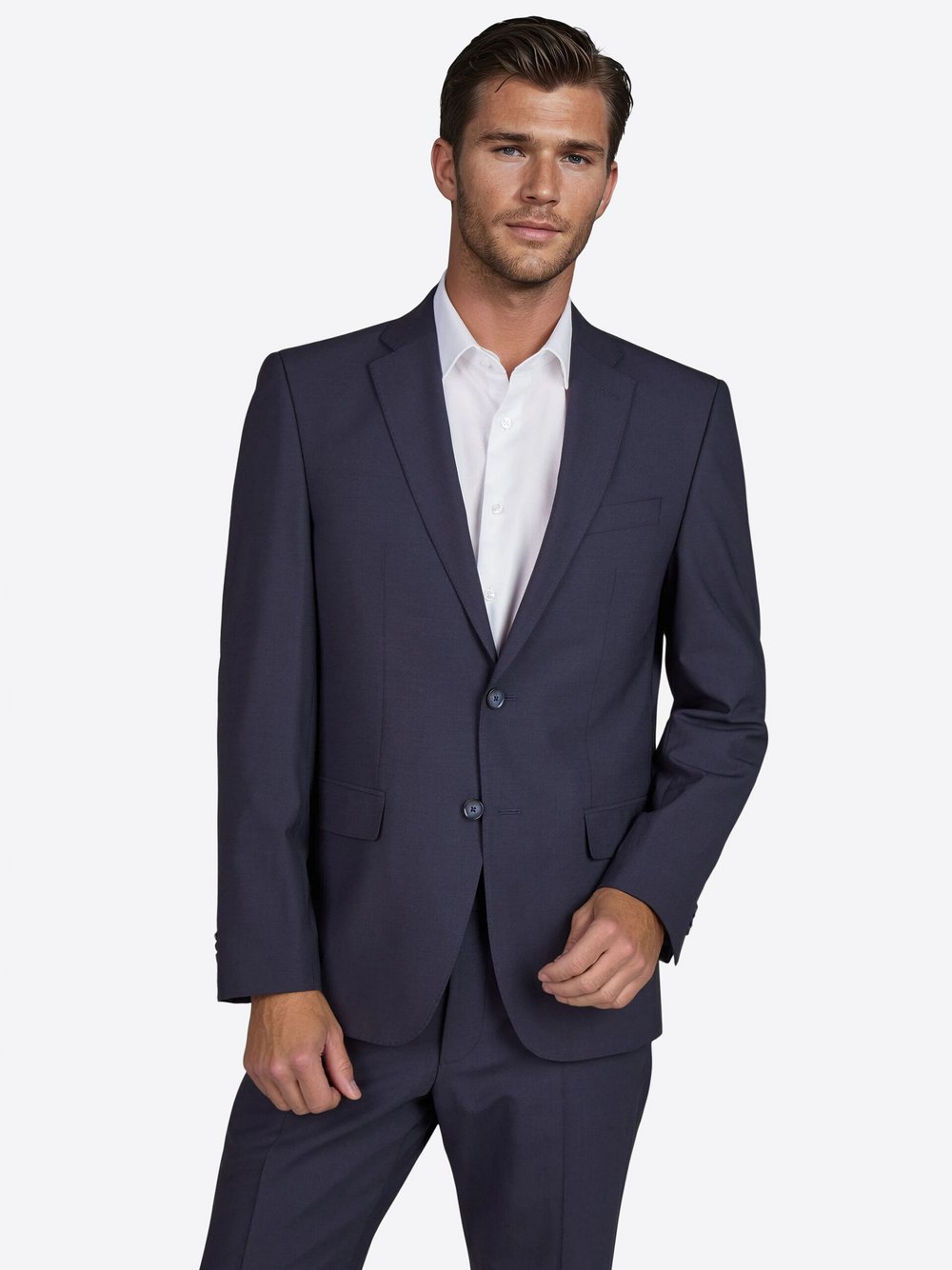 Thumbnail - Pierre Cardin Sakko New-Grant Herren Modern Fit Wolle blau, 48