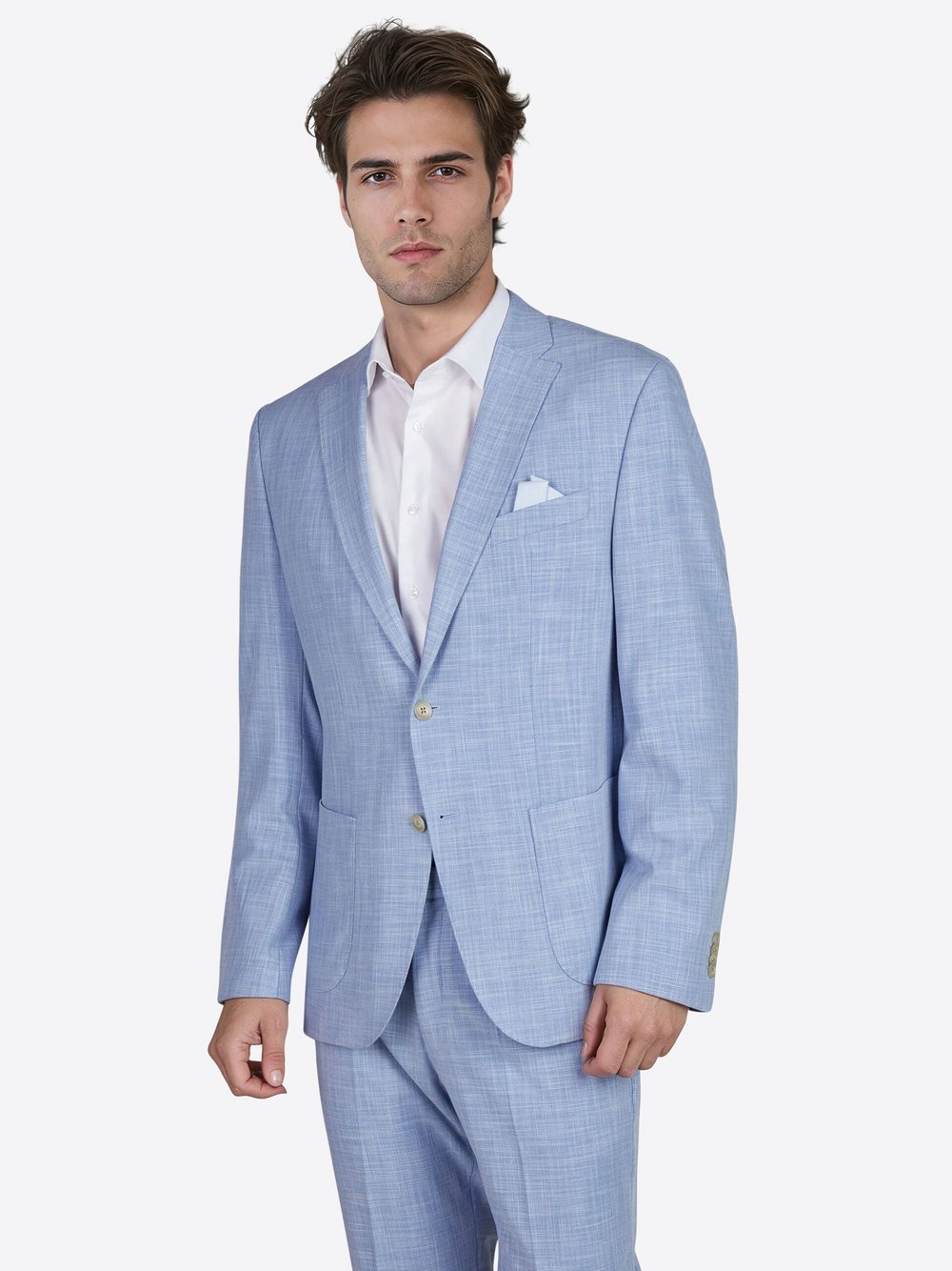 Thumbnail - Pierre Cardin Sakko Michel Herren Modern Fit blau strukturiert, 27