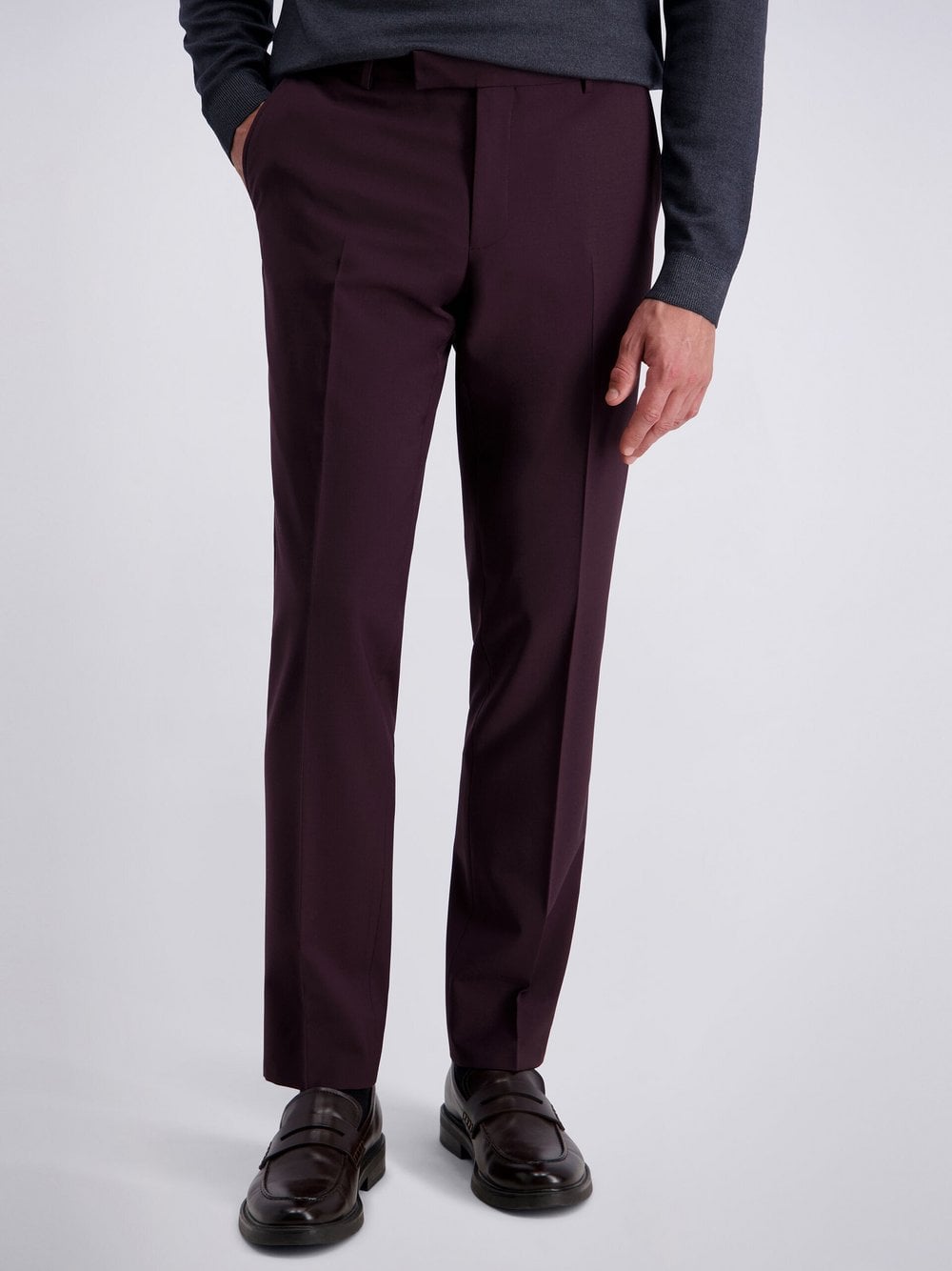 Pierre Cardin Hose Ryan Herren Wolle rot, 54