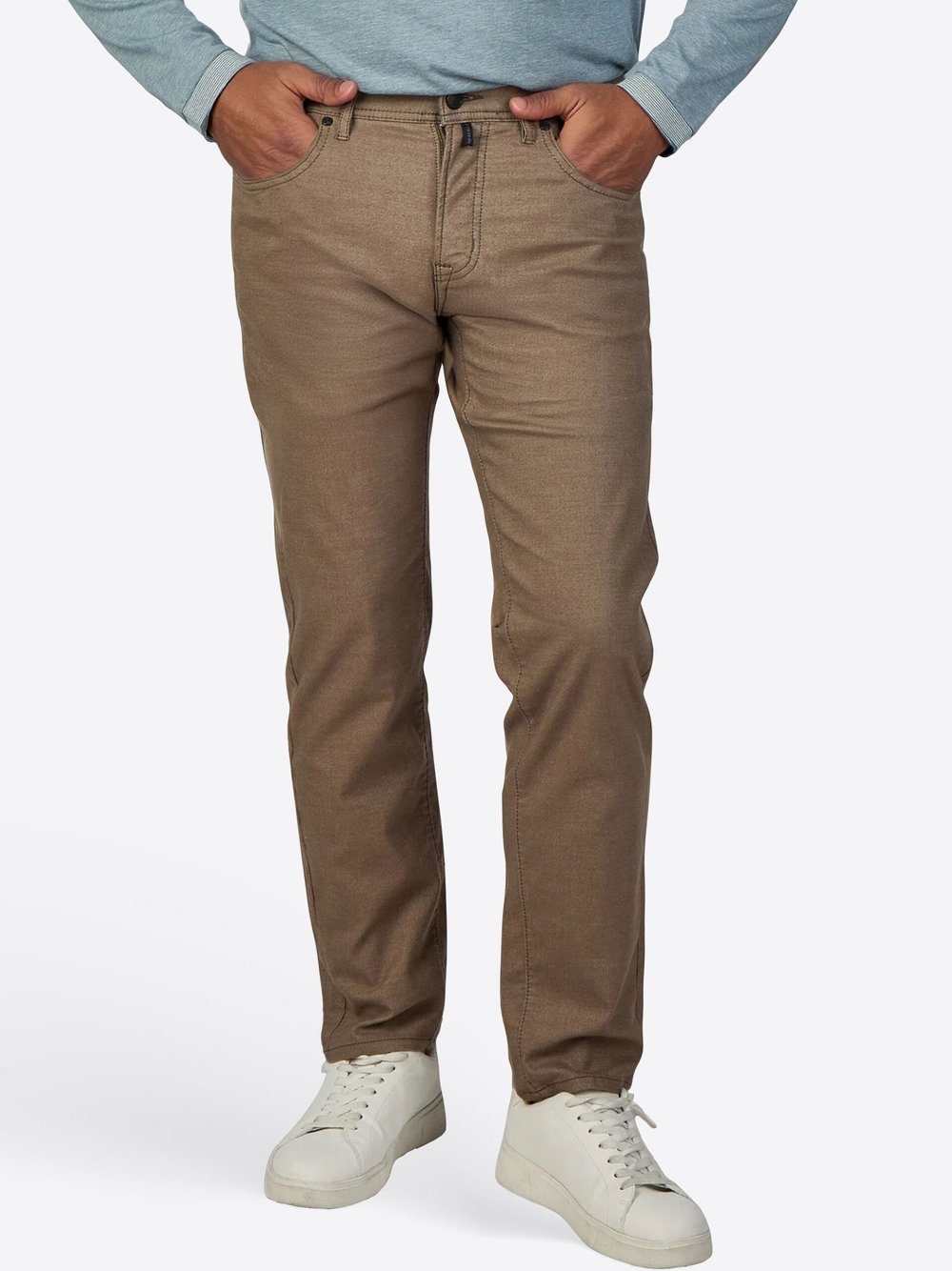 Pierre Cardin Jeans Herren Baumwolle beige, 38-30