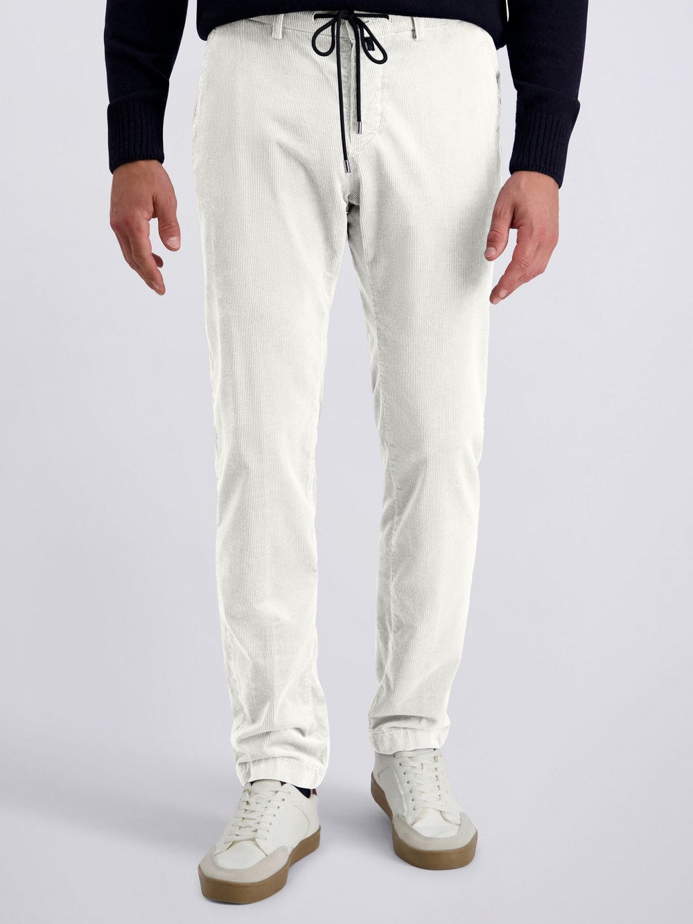 Pierre Cardin Chinohose Confolens Herren Baumwolle beige, 40-30