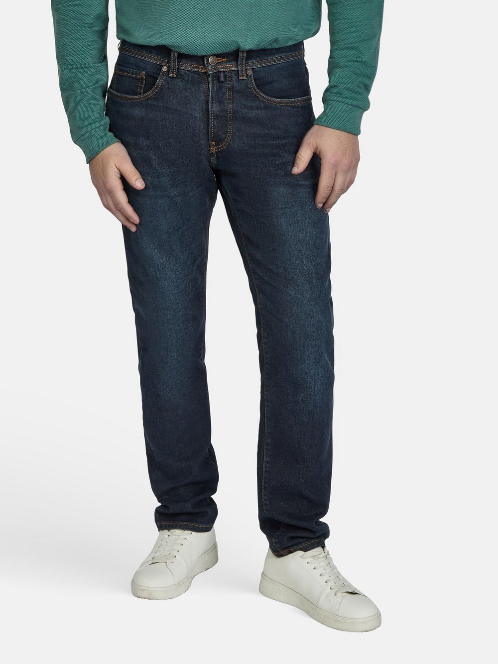 Pierre Cardin Jeans Lyon Herren Baumwolle blau, 35-34