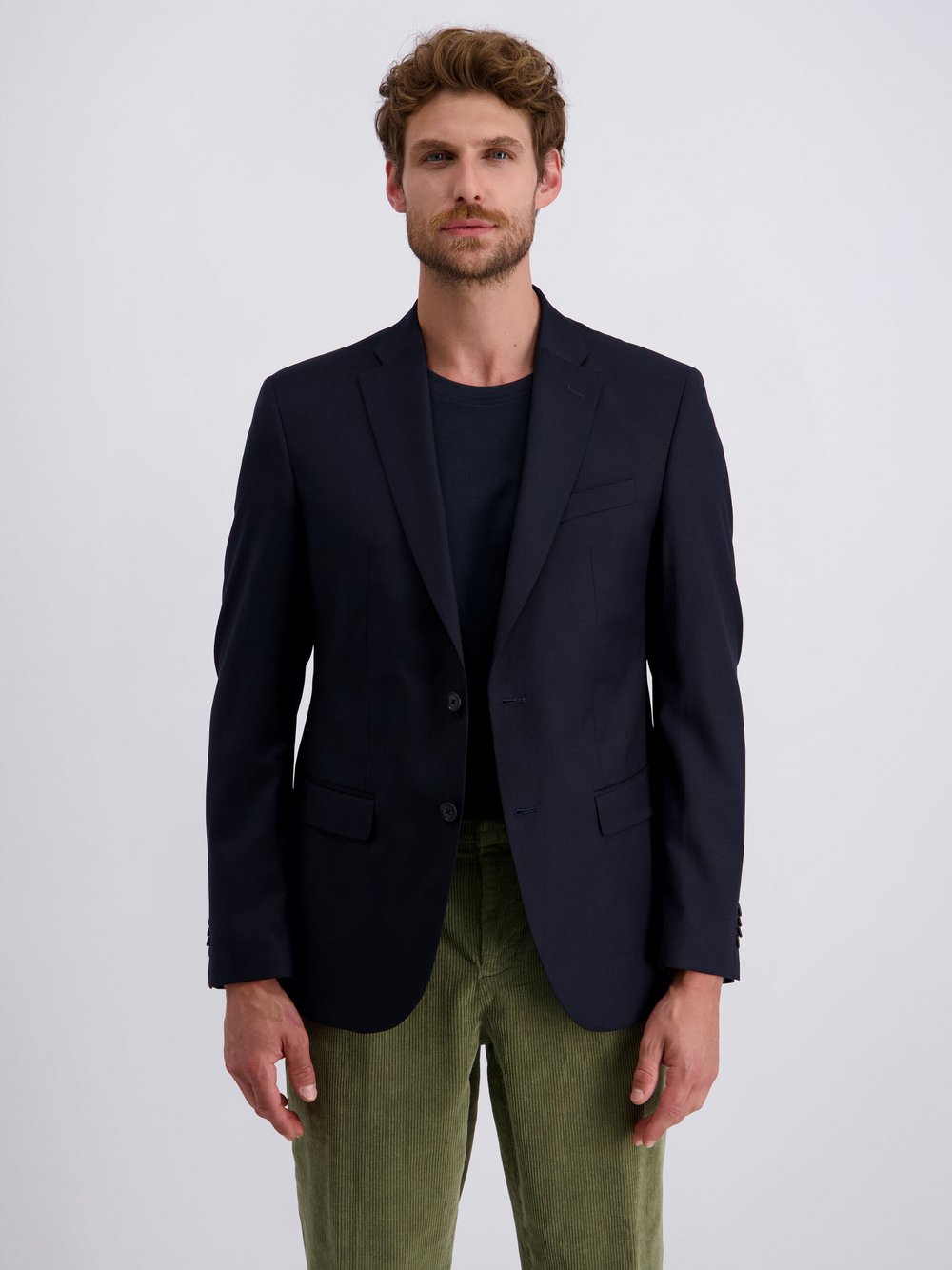 Thumbnail - Pierre Cardin Sakko Grant Herren Modern Fit Wolle blau, 52