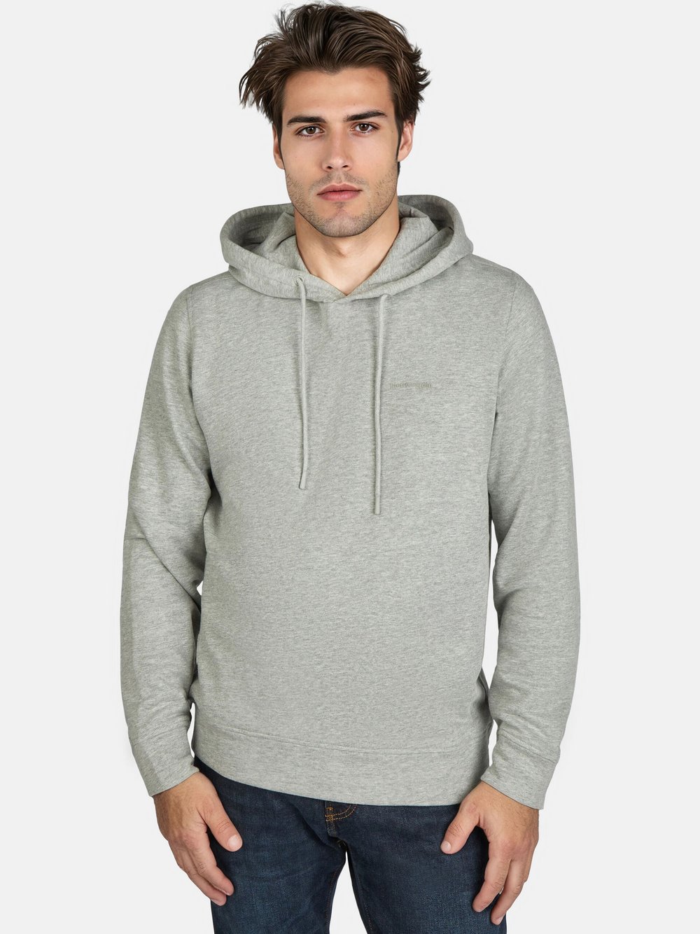 Pierre Cardin Sweatshirt Herren Baumwolle grau, XXL