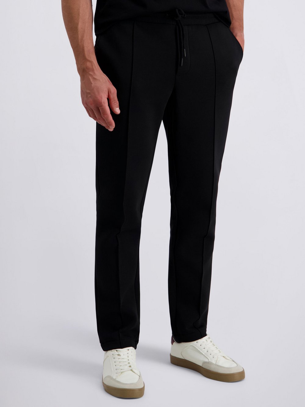 Pierre Cardin Hose Herren Baumwolle schwarz, M