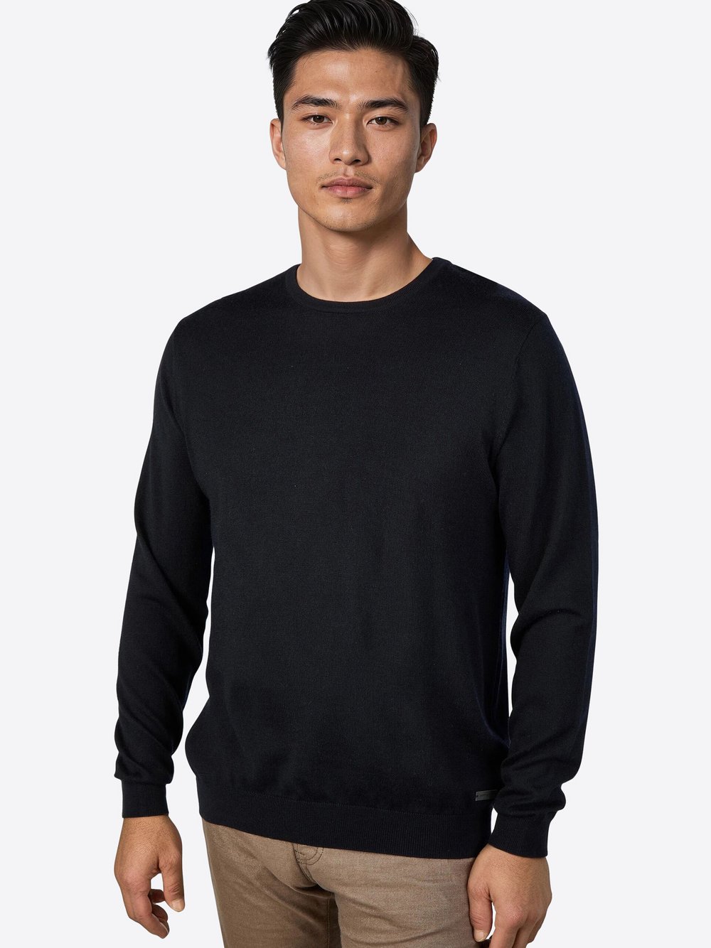 Thumbnail - Pierre Cardin Pullover Herren Wolle blau, L