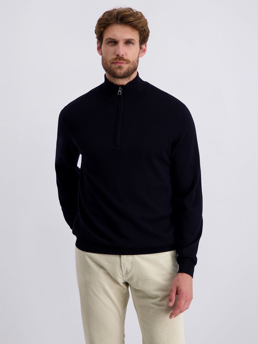 Pierre Cardin Wollpullover Herren Wolle blau, M