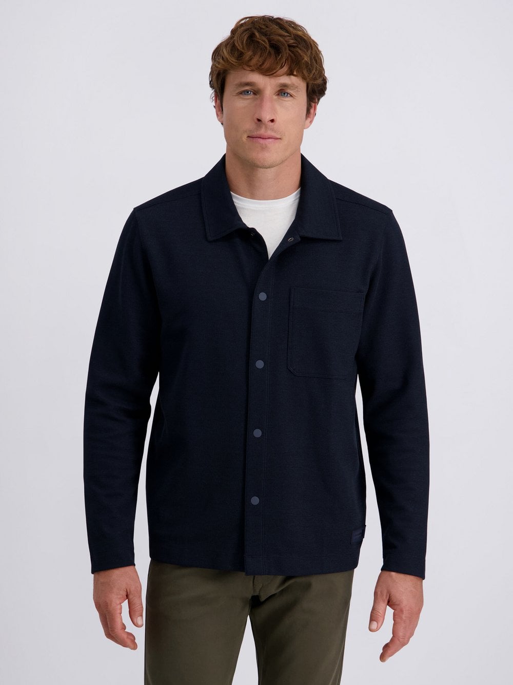 Thumbnail - Pierre Cardin Strickjacke Herren Baumwolle blau, XXL