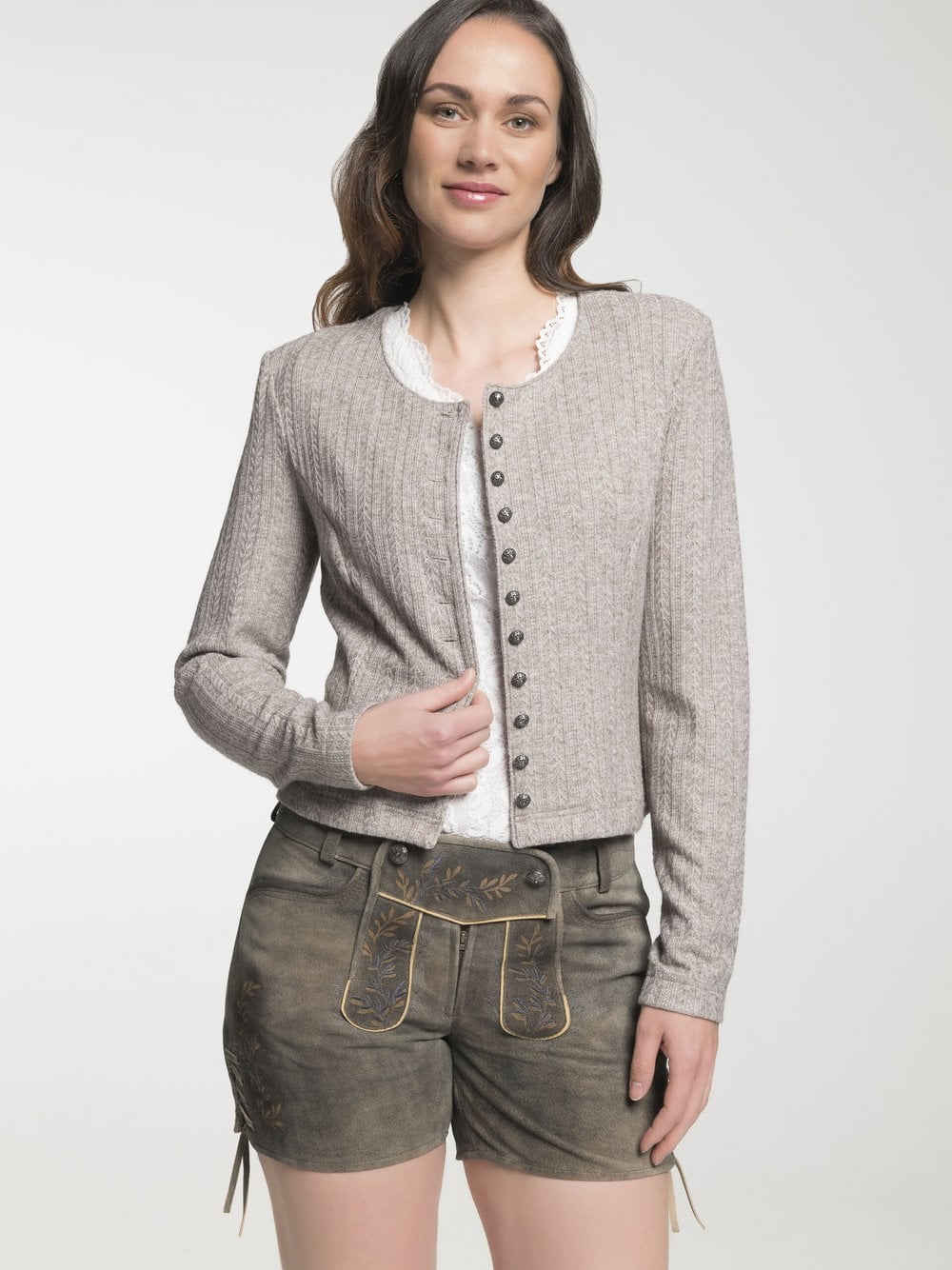 Thumbnail - Spieth & Wenksy Trachtenjacke Dietzing Damen Viskose grau, 42