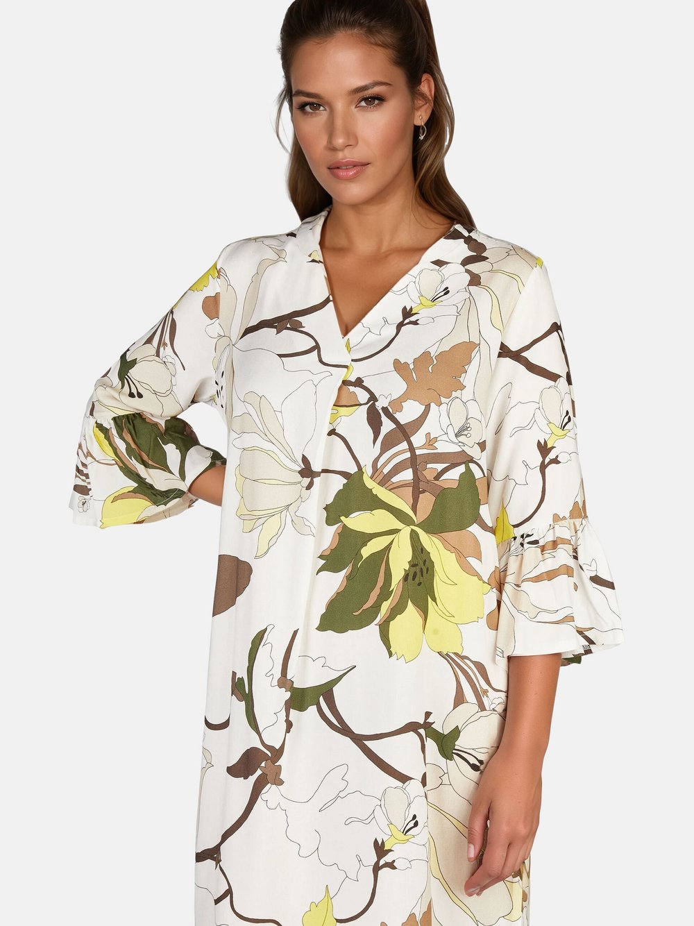 Thumbnail - Navigazione Kleid Damen Viskose mehrfarbig bedruckt, 42