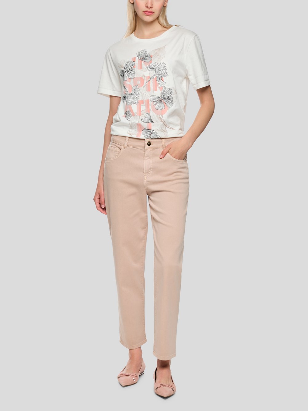 Thumbnail - Marc Cain T-Shirt Damen Baumwolle weiß, 42