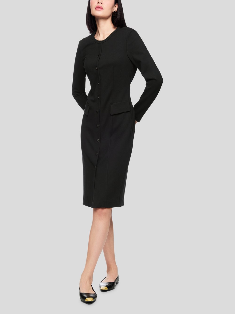 Marc Cain Kleid Damen Viskose schwarz, 36