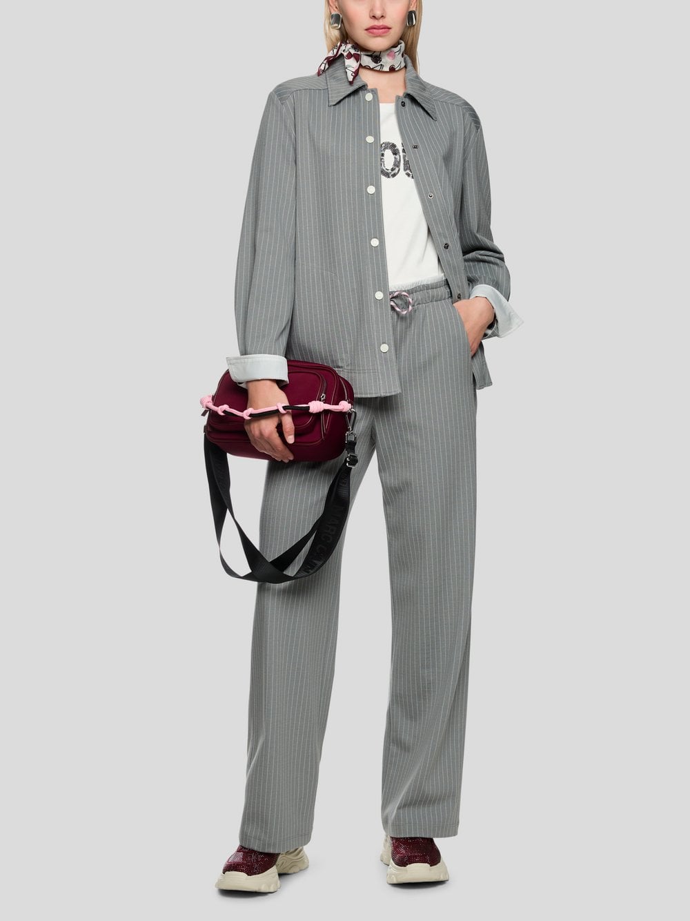 Thumbnail - Marc Cain Jacke Damen Viskose grau, 46