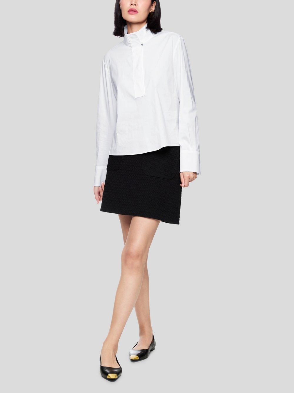 Thumbnail - Marc Cain Bluse Damen Baumwolle weiß, 38