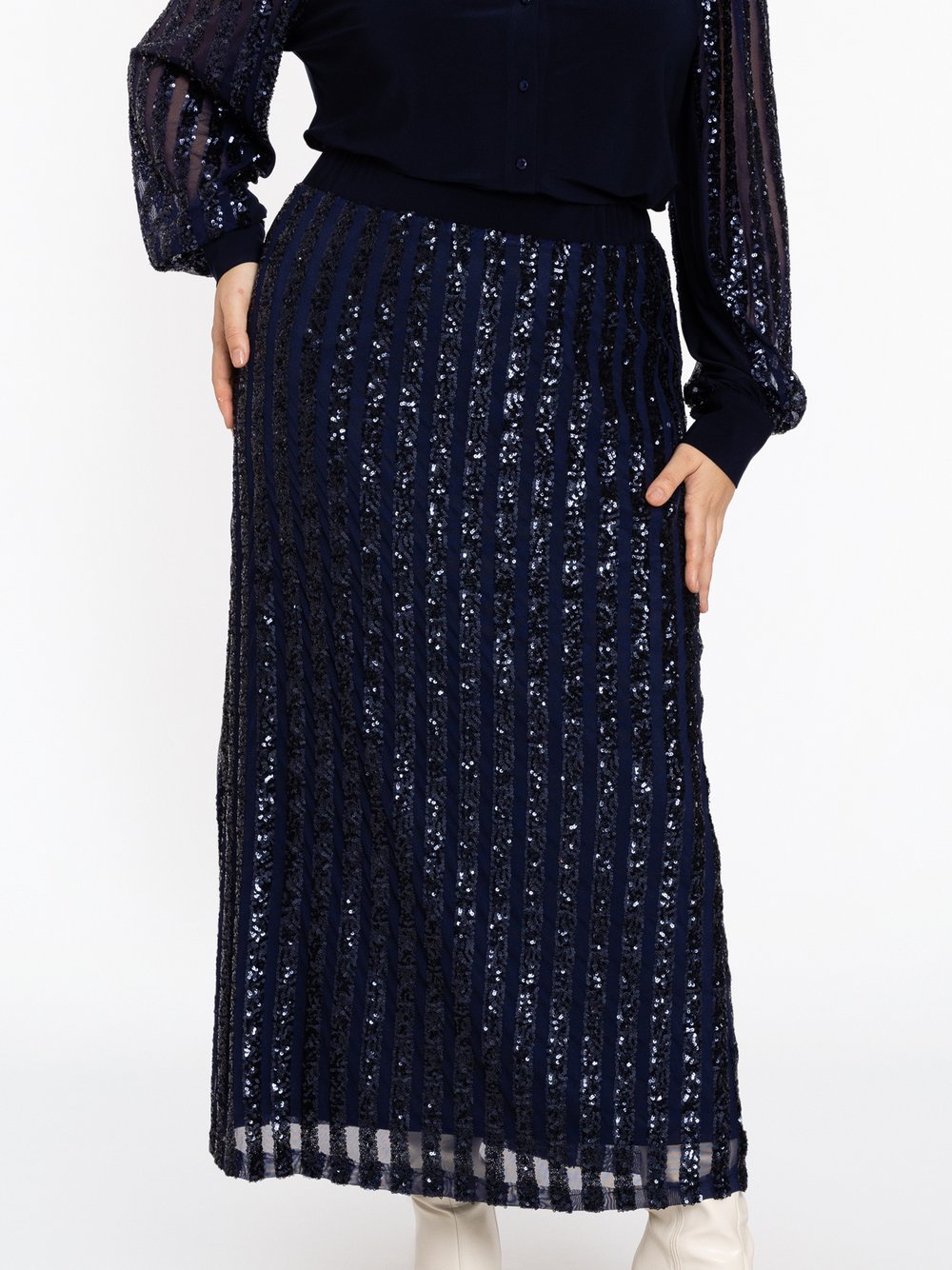 YOEK Rock Damen blau, 46-48