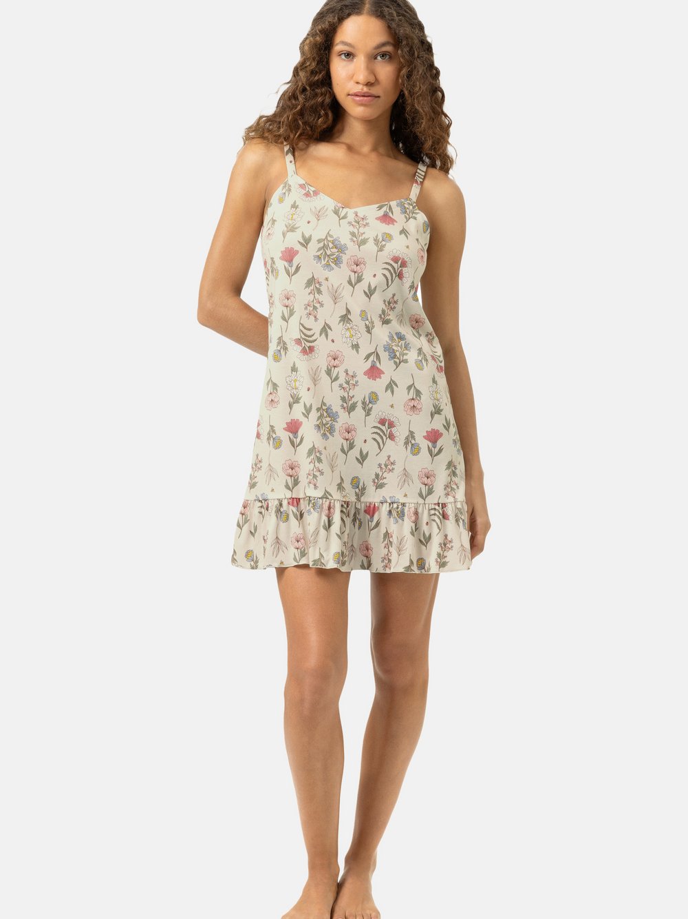 Mey Nachthemd Damen Baumwolle mehrfarbig gemustert, 36