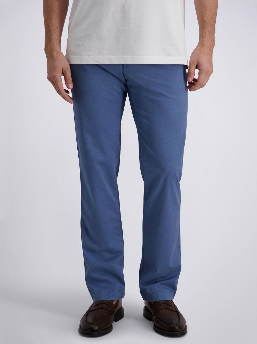 Pierre Cardin Chinos Castres Herren Baumwolle blau, 32-34