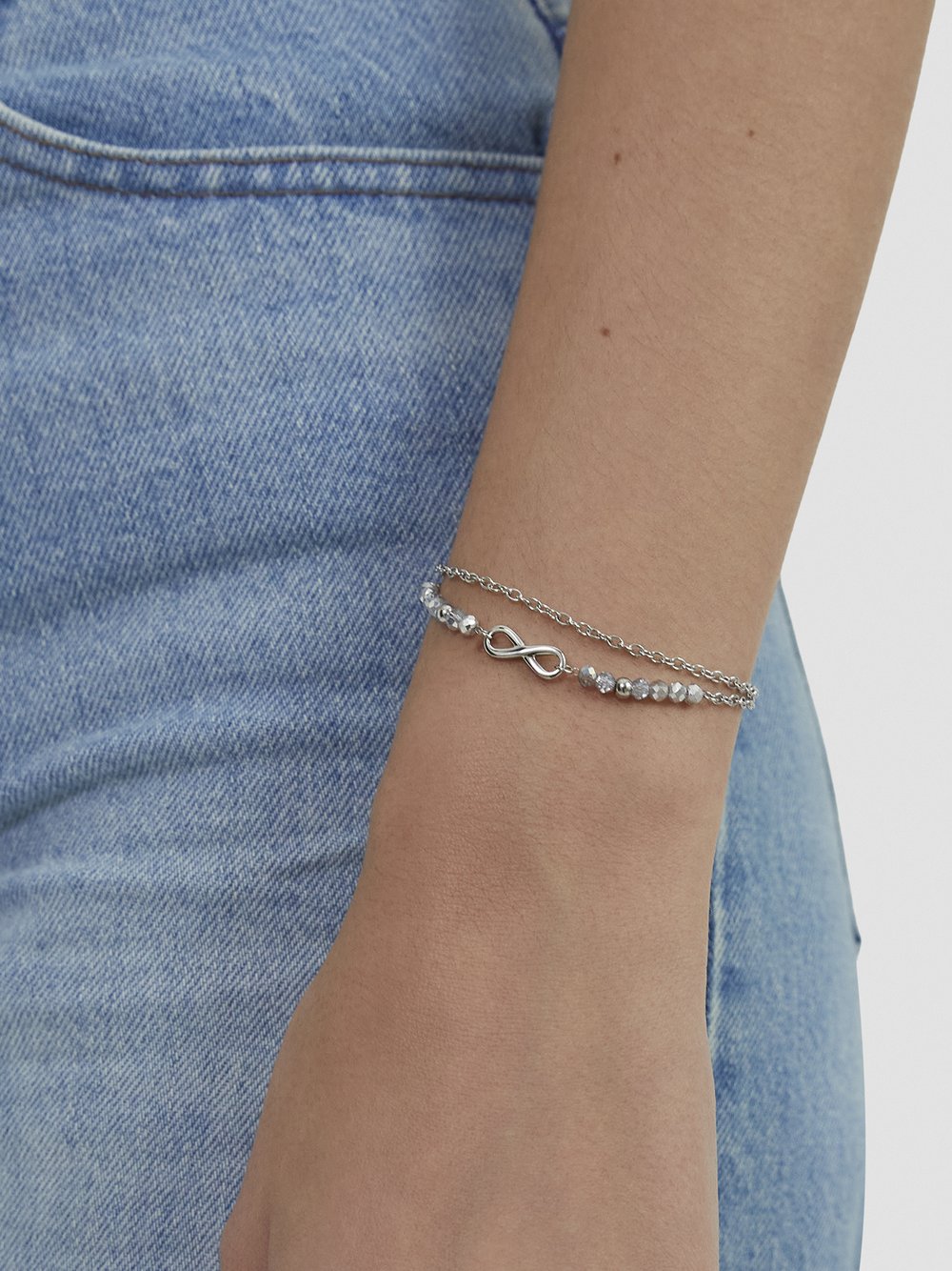 Thumbnail - Layering-Armband mit Infinity-Symbol