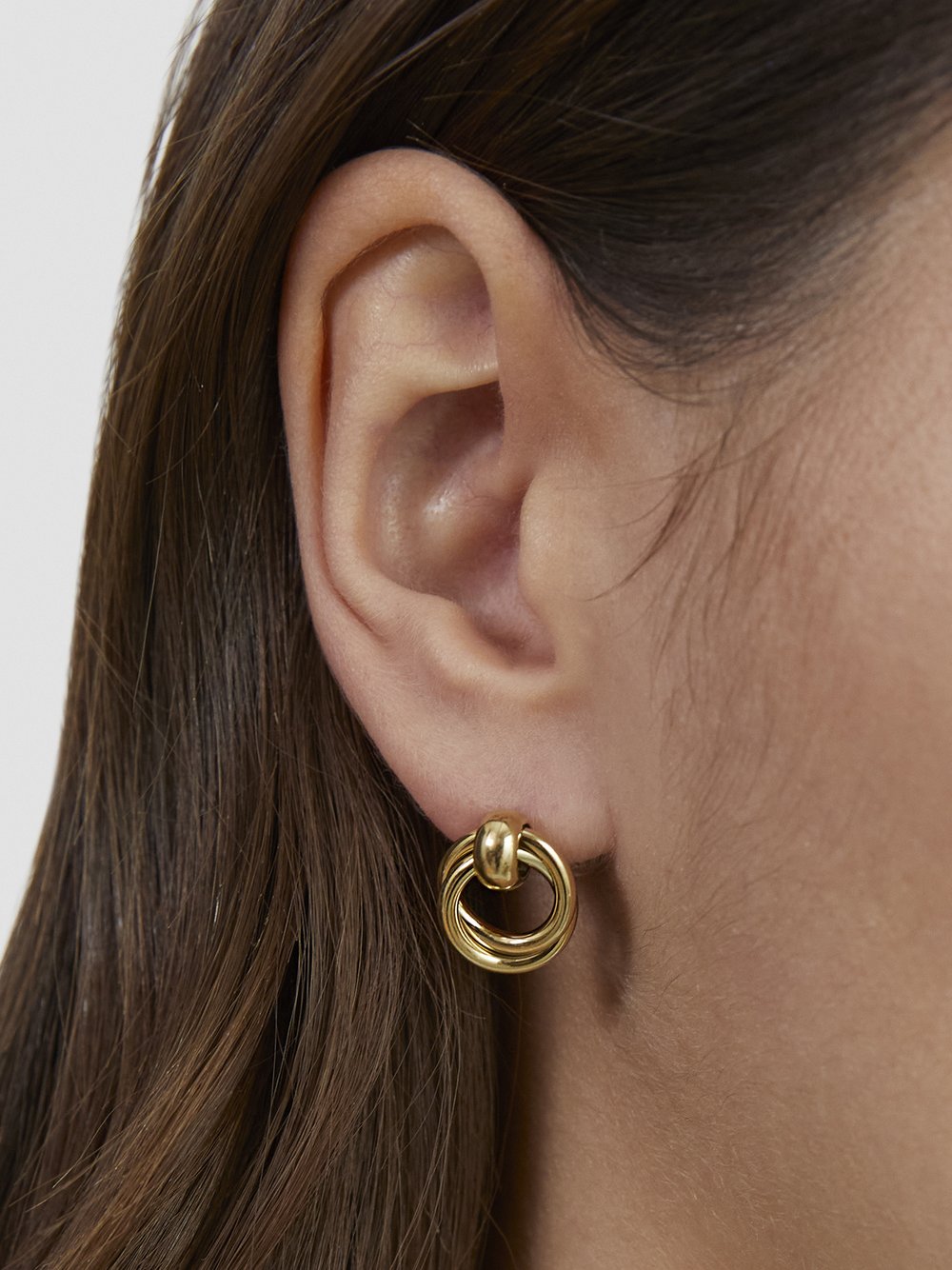 Thumbnail - s.Oliver Ohrstecker  Damen Edelstahl gold, ONE SIZE