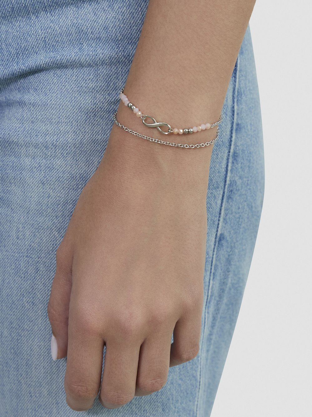 s.Oliver Armband  Damen Edelstahl mehrfarbig, ONE SIZE