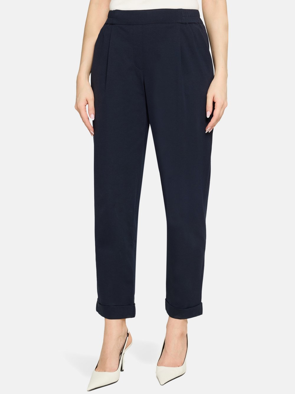 Betty Barclay Schlupfhose Damen Baumwolle blau, 42