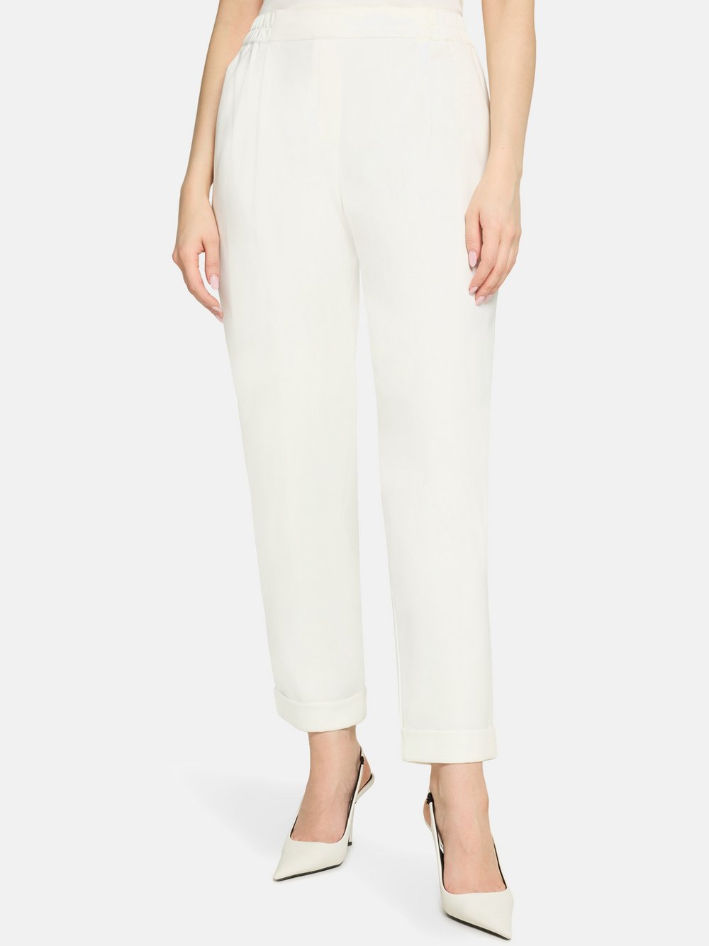 Thumbnail - Betty Barclay Schlupfhose Damen Baumwolle weiß, 42