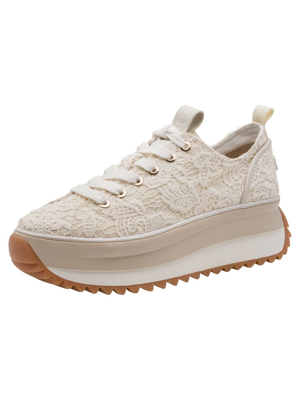 Thumbnail - Tamaris Sneaker Damen Textil beige, 39
