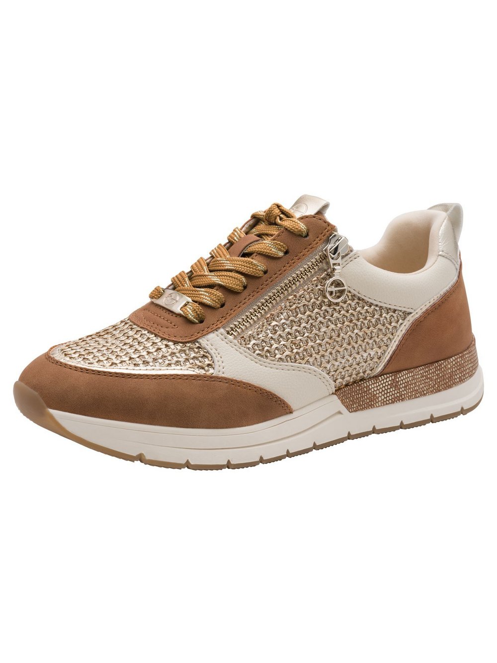 Tamaris Sneaker Damen Textil beige, 42