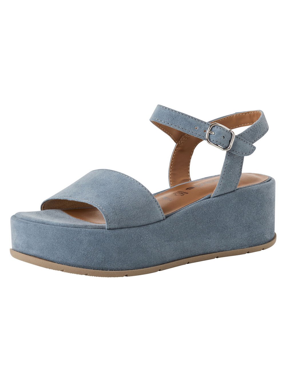 Tamaris Sandalette Damen Leder blau, 41