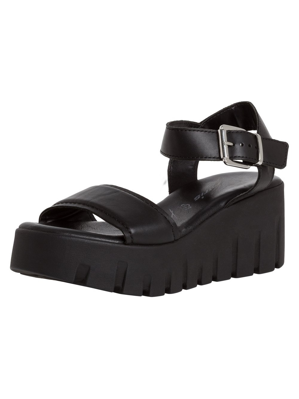 Tamaris Sandalette Damen Leder schwarz, 41