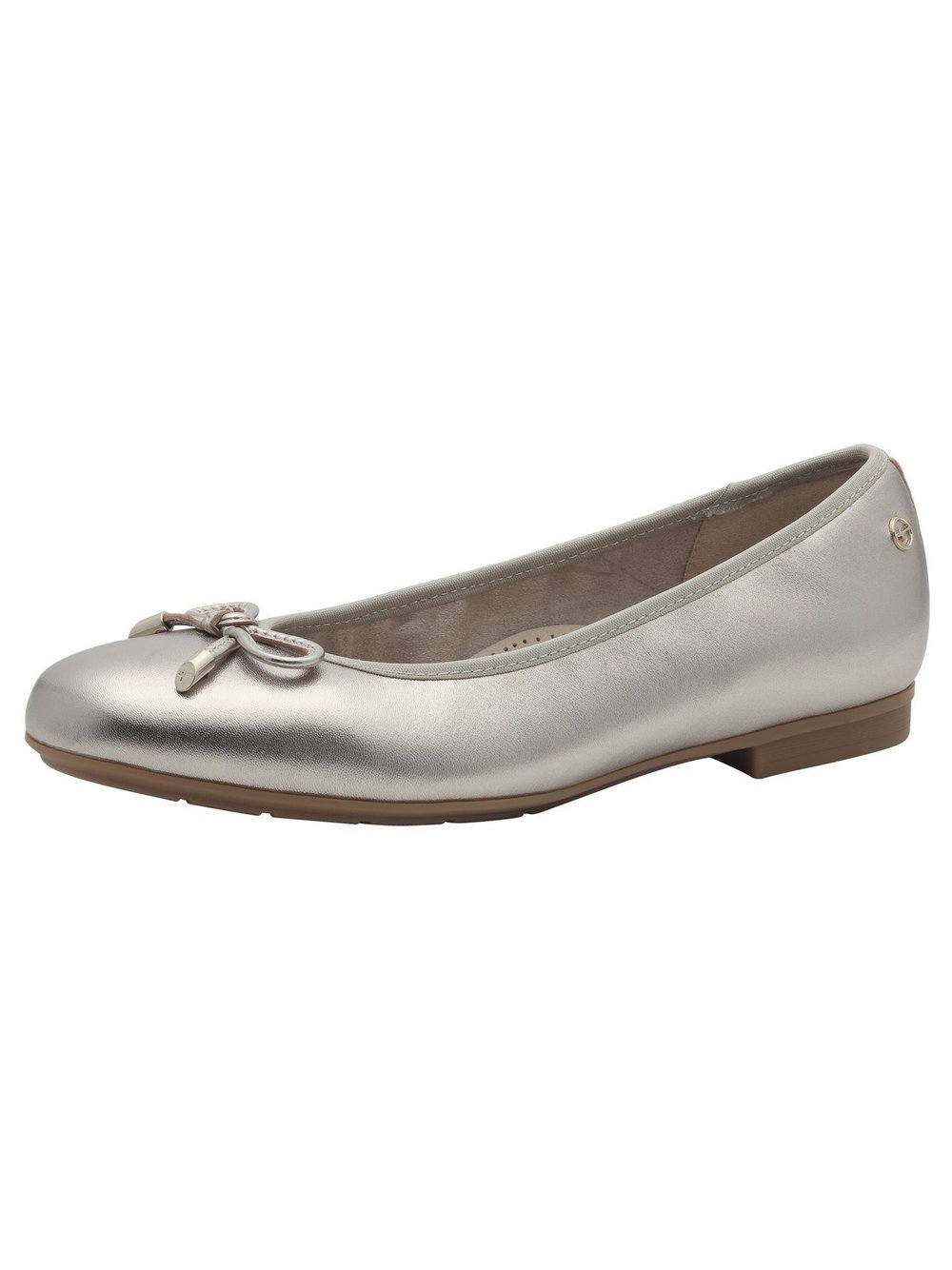 Tamaris Ballerina Damen Leder gold, 37