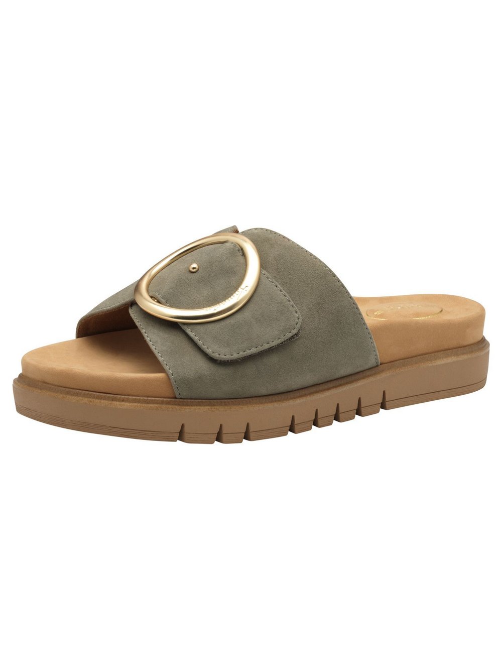 Thumbnail - Tamaris Pantolette Damen Leder grün, 37