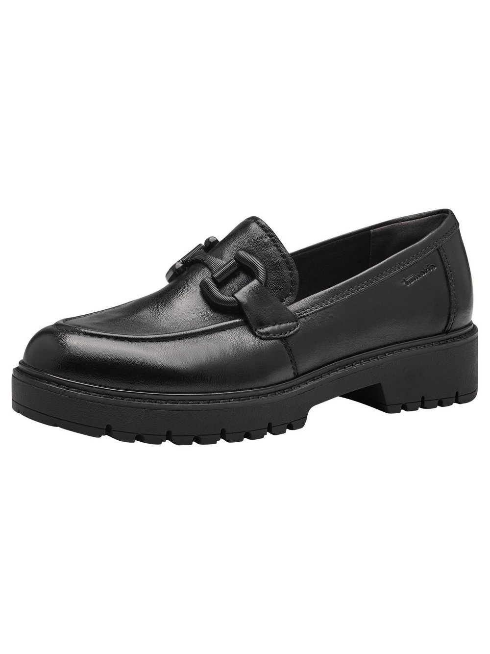 Tamaris Slipper Damen Leder schwarz, 42