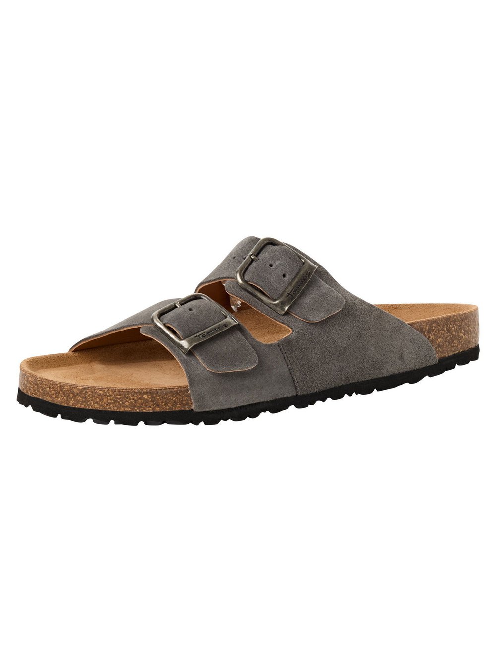 Tamaris Pantolette Herren Leder grau, 40