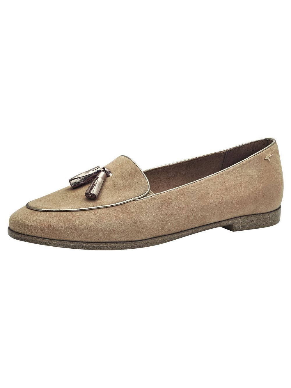 Tamaris Slipper Damen Leder beige, 37