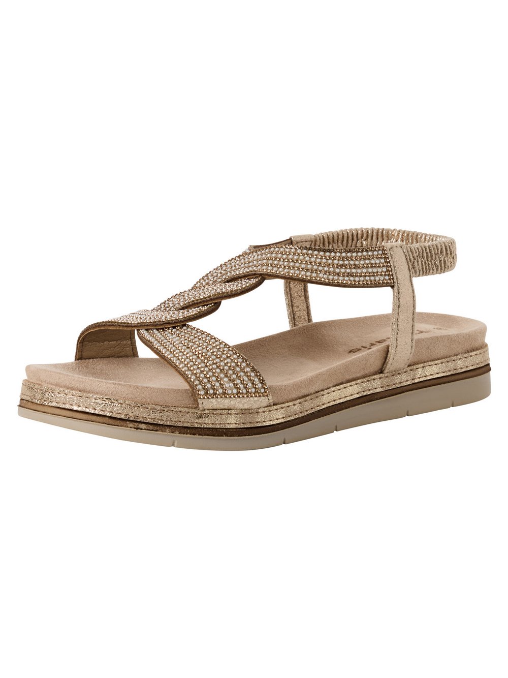 Tamaris Sandalette Damen Textil mehrfarbig, 36