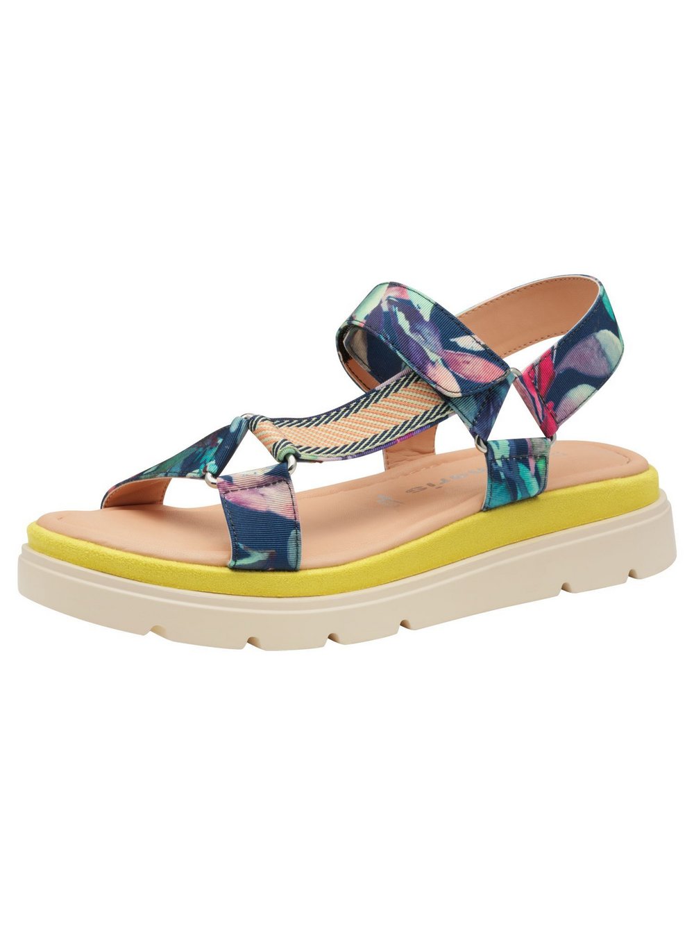 Tamaris Sandalette Damen Textil blau, 41