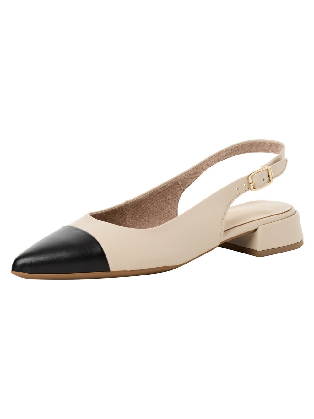Tamaris Slingpumps Damen Leder beige, 41