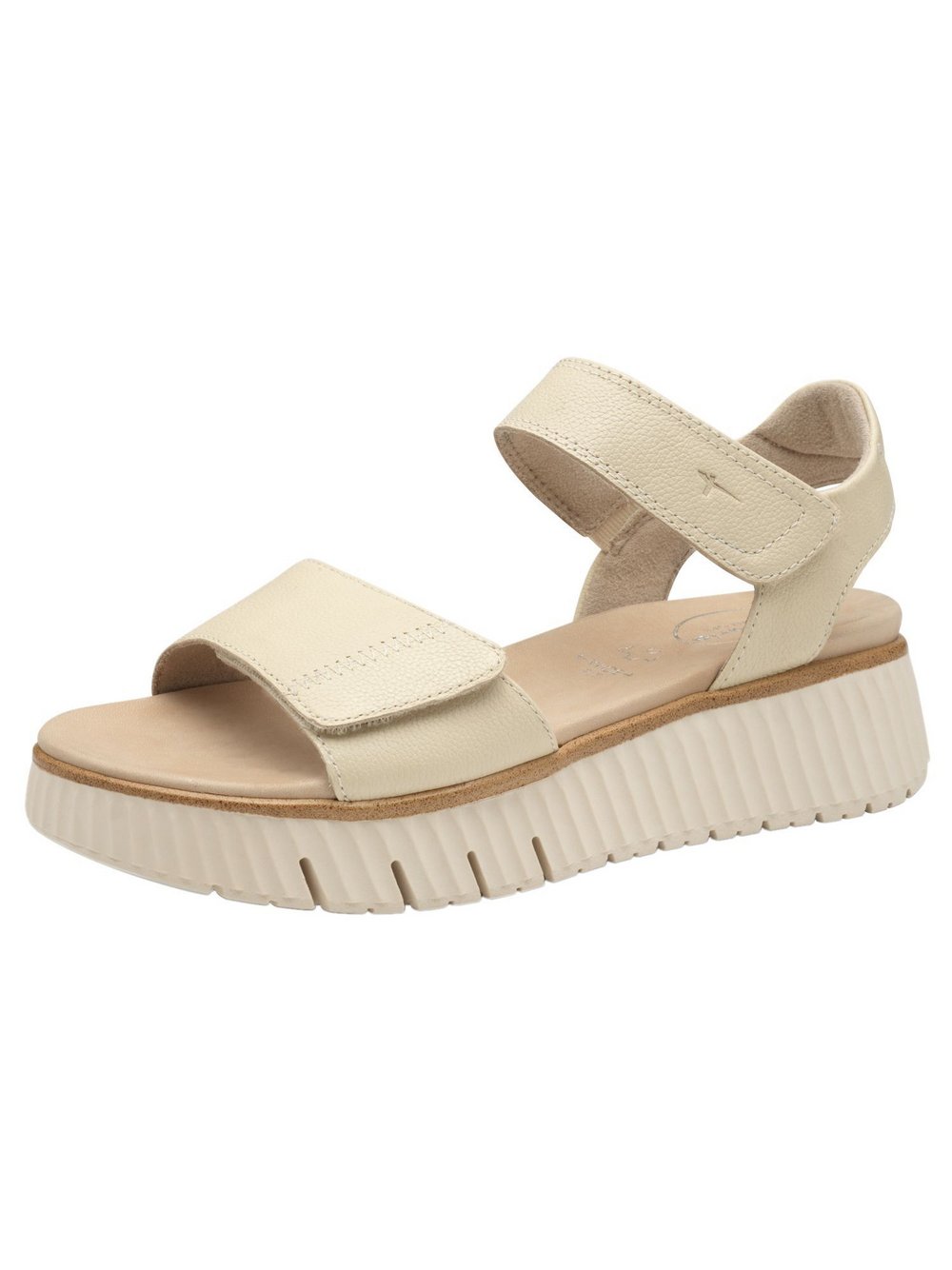 Tamaris Sandale Damen Leder beige, 40