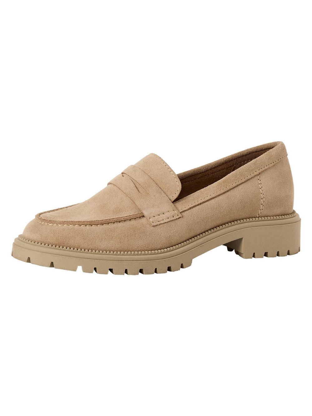 Tamaris Slipper Damen Leder beige, 38