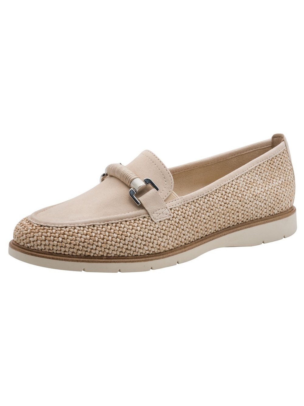 Tamaris Slipper Damen Leder beige, 38