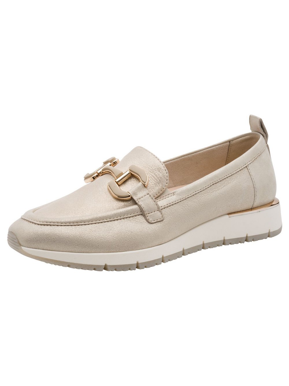 Tamaris Slipper Damen Leder beige, 42