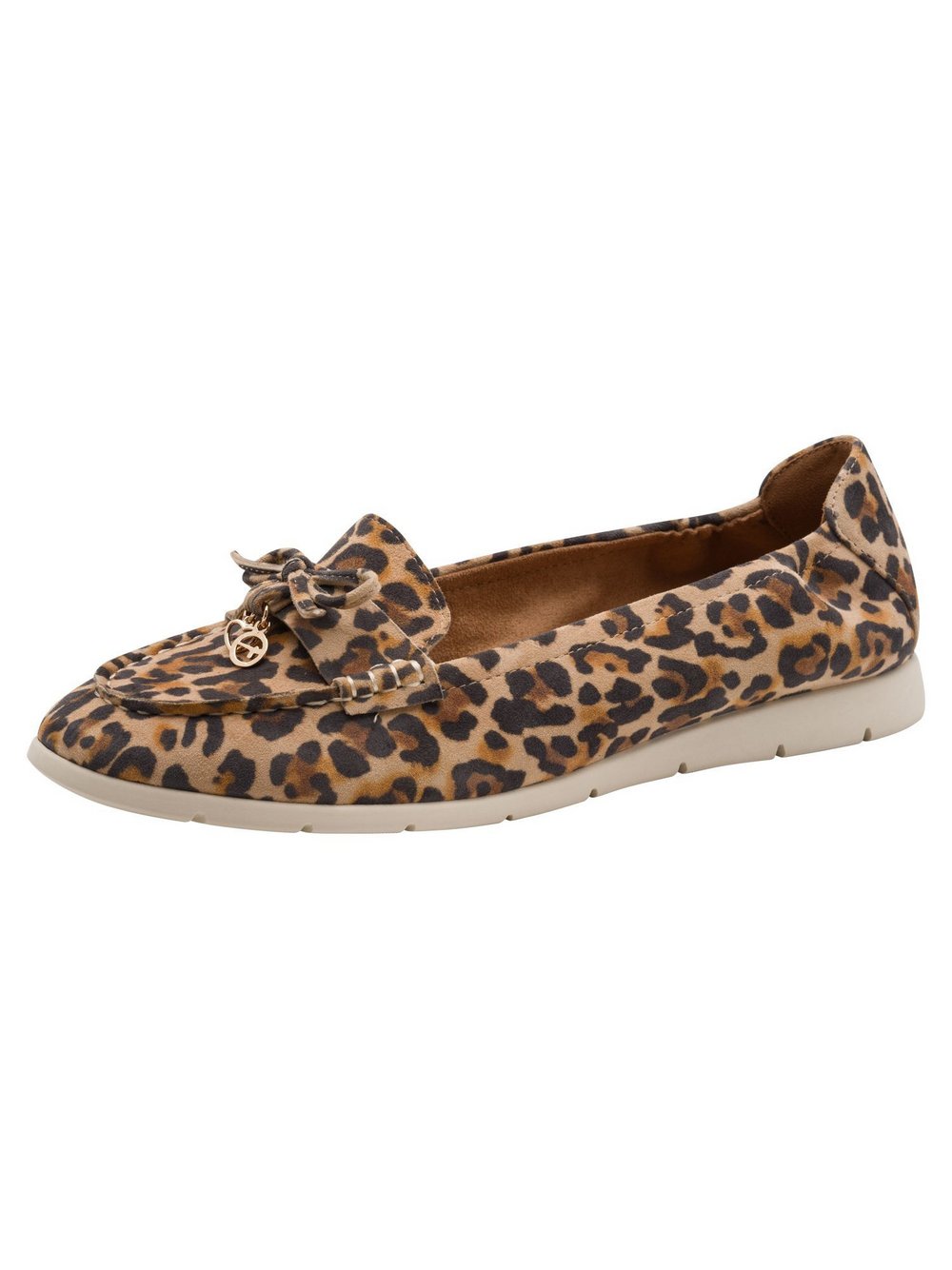 Tamaris Slipper Damen Leder mehrfarbig gemustert, 41