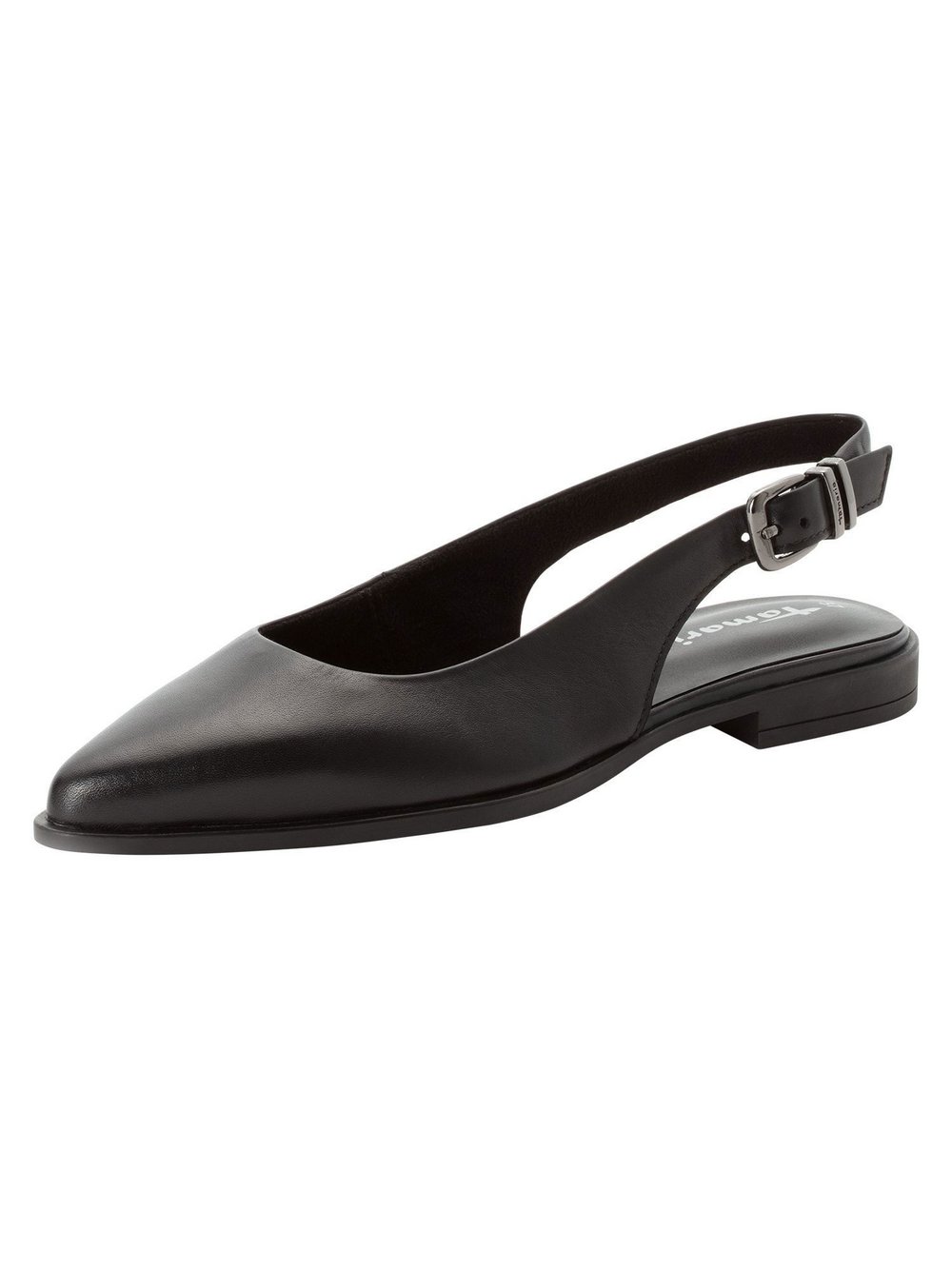 Tamaris Slingpumps Damen Leder schwarz, 37